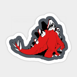 Wrong end of the Stegosaurus Sticker